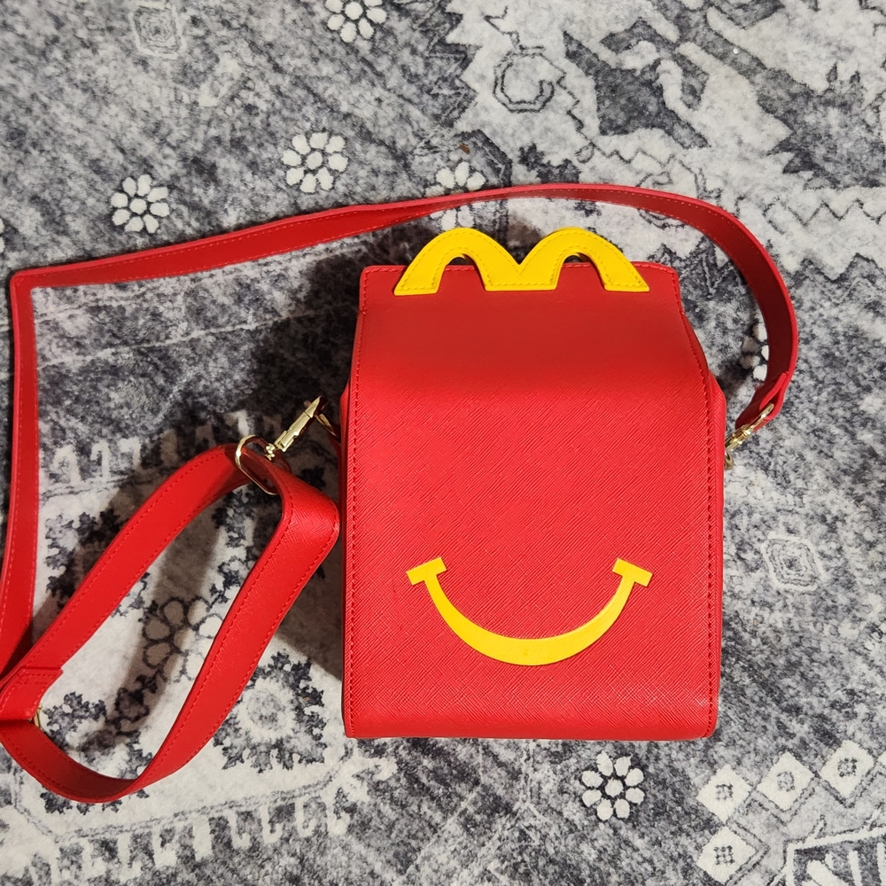 McDonald's Happy Meal Box Red and Yellow Crossbody Bag
